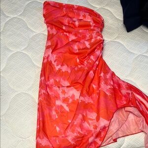 Women's Pink Floral Dress